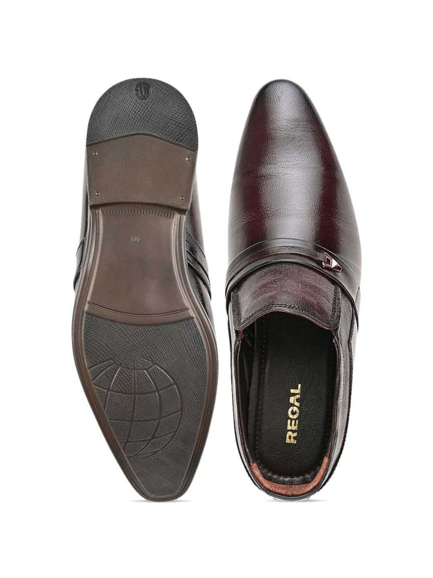 Regal Men's Maroon Formal Loafers