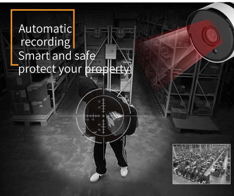 WIFI multi-channel remote monitoring 3MP 4-CH two-way voice intercom Wireless gun camera monitoring kit Night vision network camera Security monitor camera CCTV camera system