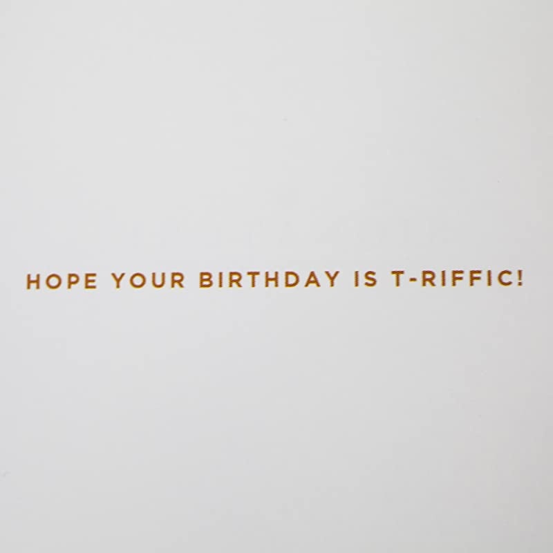 Signature Birthday Card for Boy T Rex