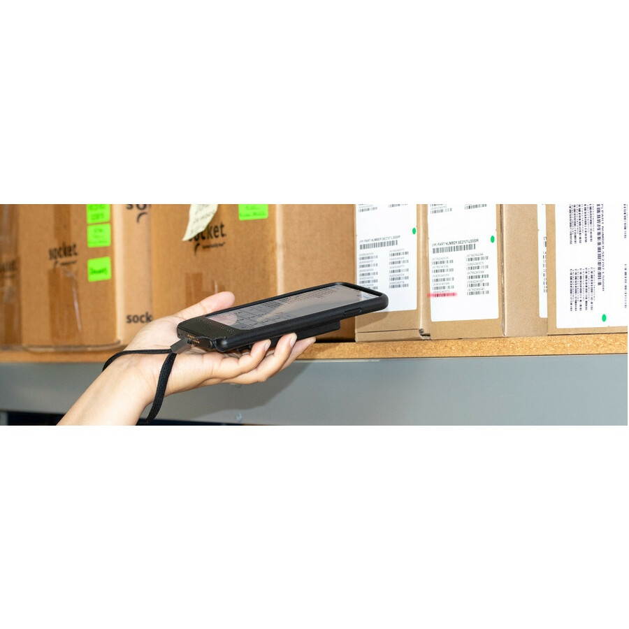 DURASLED DS840, UNIVERSAL BARCODE SCANNING SLED FOR IPHONE 6/7/8 & CHARGING DOCK