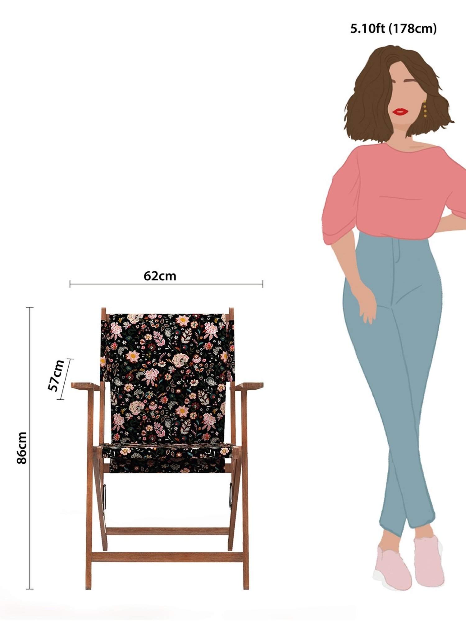 Durian Melania Cigar Brown Fabric Rocker Chairs