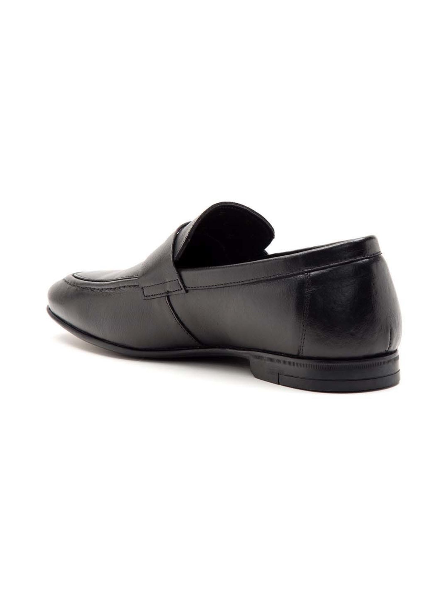 THOMAS CRICK Men's Black Formal Loafers