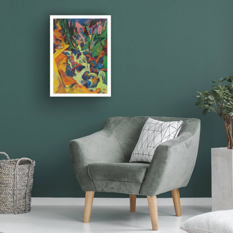 24" x 32" Ernst Ludwig Kirchner 'The Waterfall' Unframed Wall Canvas - Trademark Fine Art