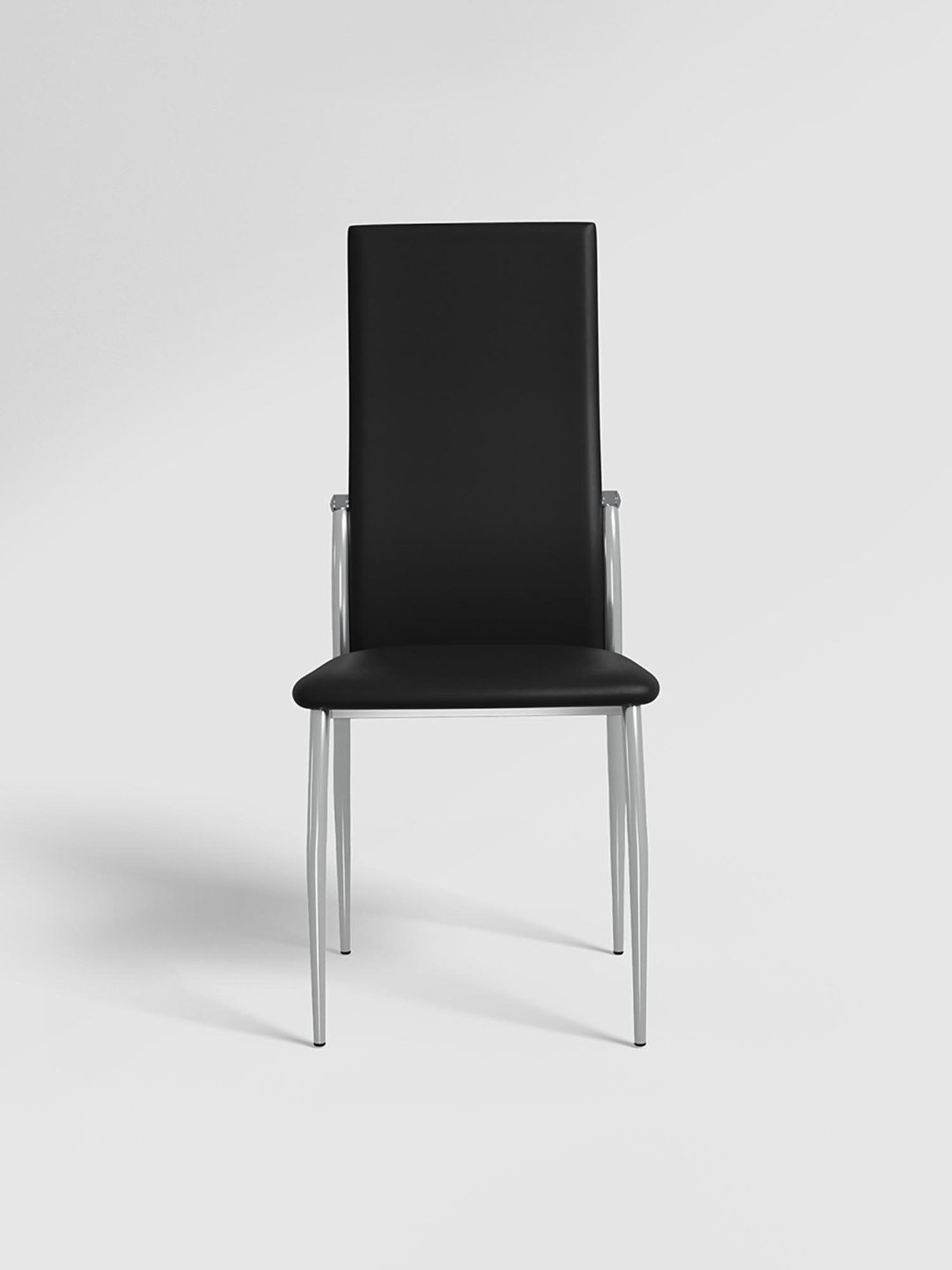 Godrej Interio Tia Black Mild Steel Dining Chair (Set of 2)