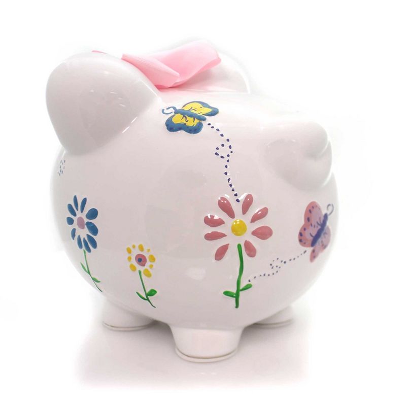 Bank 8.0" Flutterflies Bank Save Money Gift  -  Decorative Banks