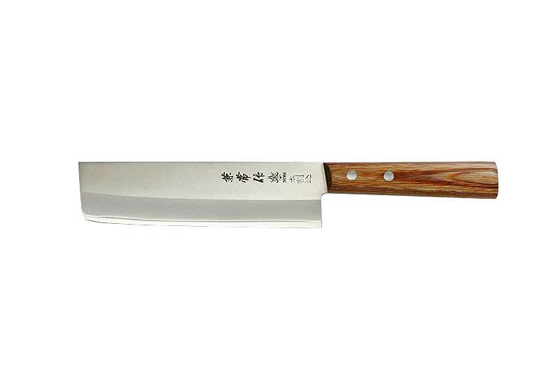 Kanetsune Nakiri 165mm With Plywood handle KC-321