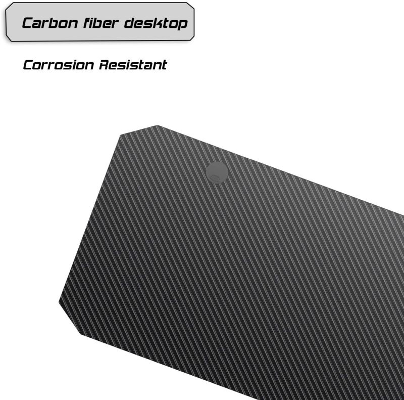 RESPAWN 3000 Gaming Computer Desk - Ergonomic Height Adjustable Gaming Desk, in Blue (RSP-3000-BLU)