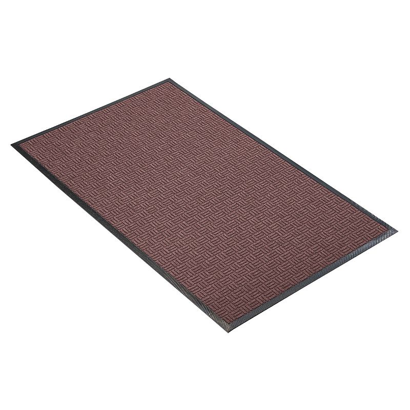 Burgundy Solid Doormat - (2'X3') - HomeTrax