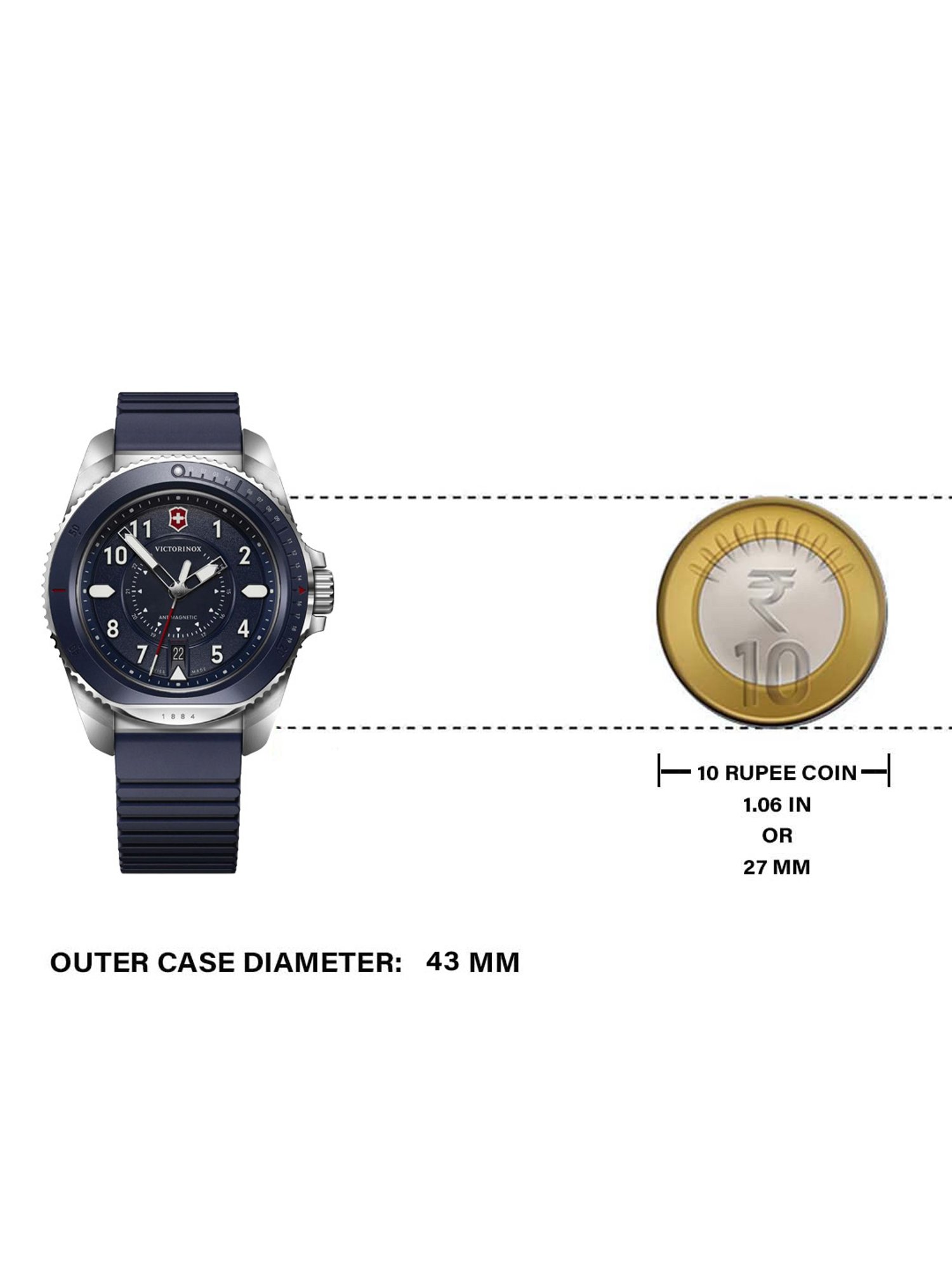 VICTORINOX V241975 Journey 1884 Analog Watch for Men