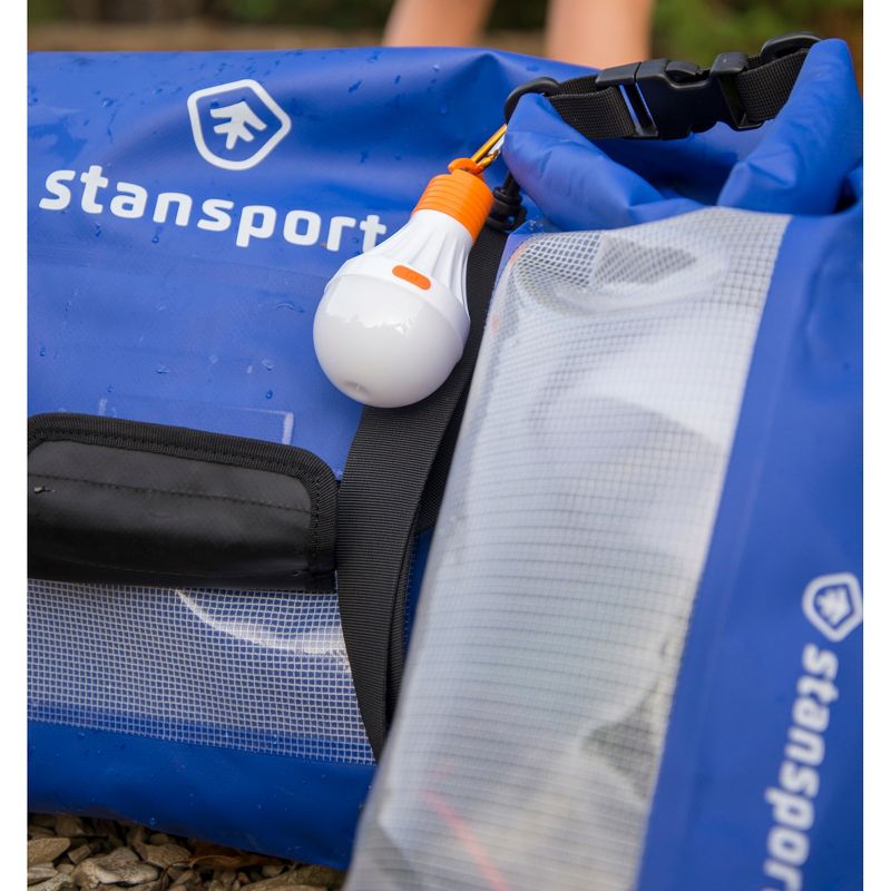 Stansport Waterproof Dry Gear Bag With Clear Front Panel 10L Blue
