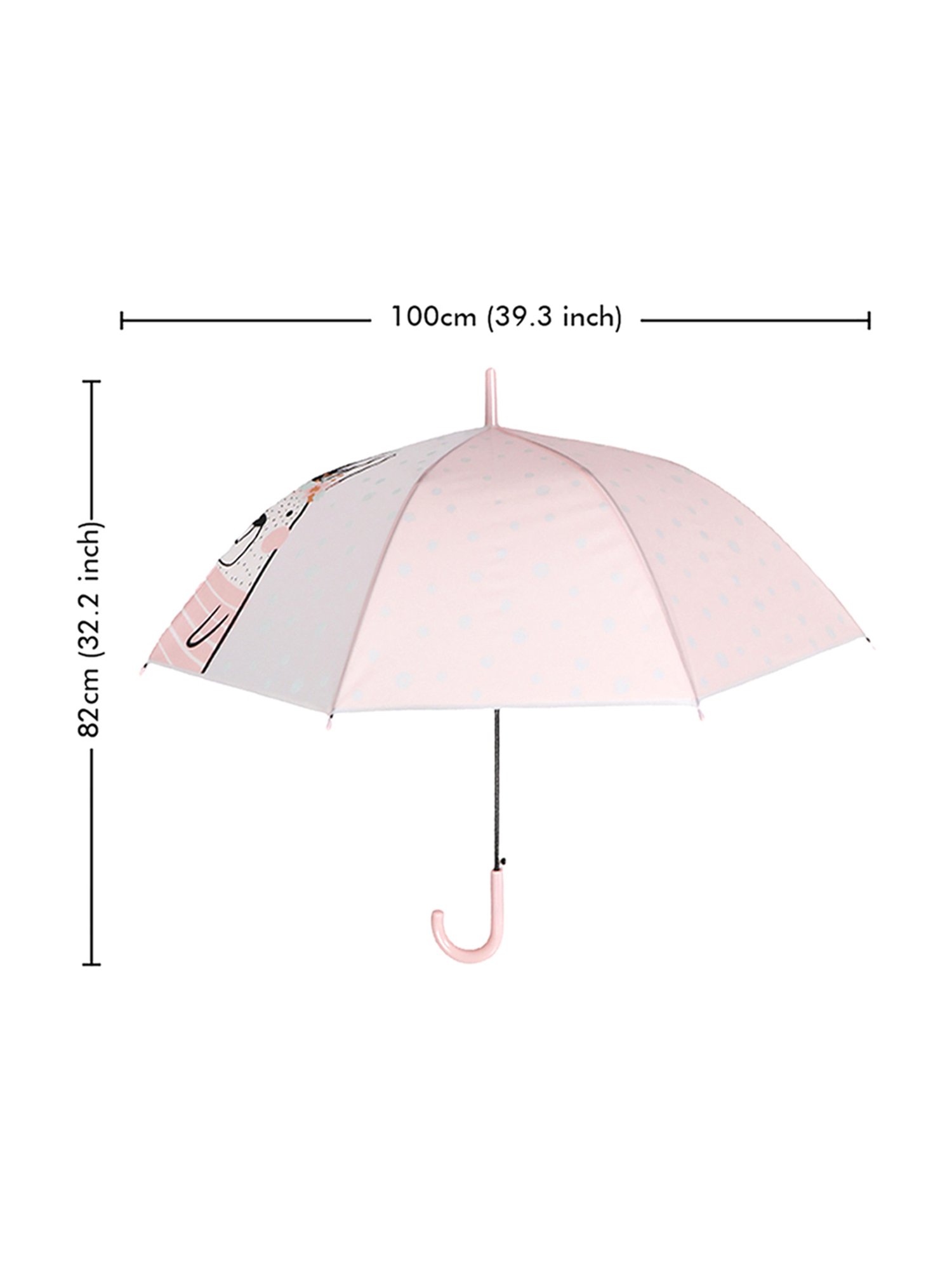Little Surprise Box LLP Pink Polyester Kids Umbrella