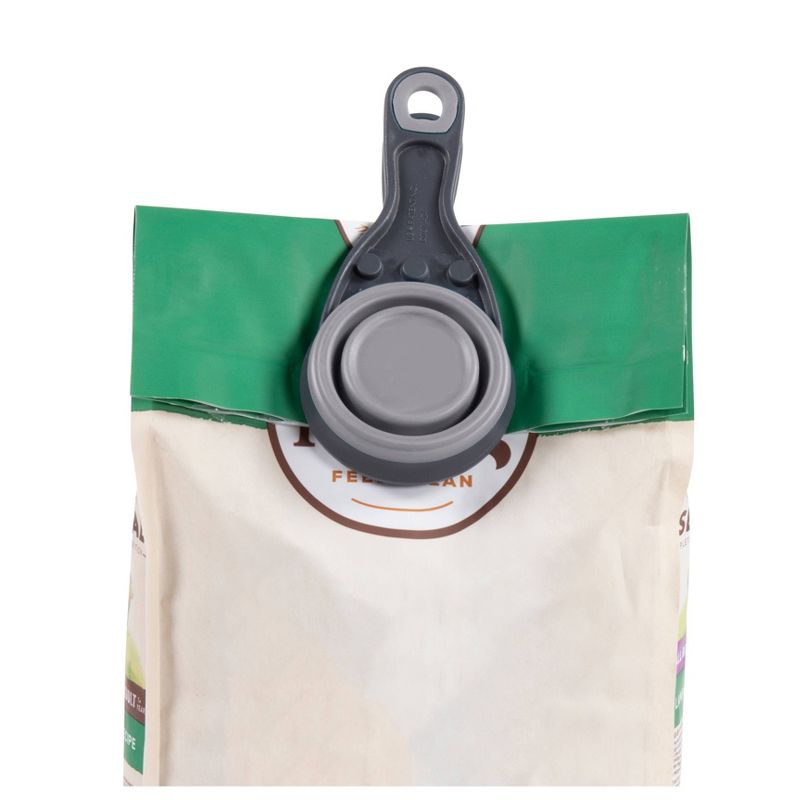 Dexas Collapsible Klip Scoop 1 Cup - Gray