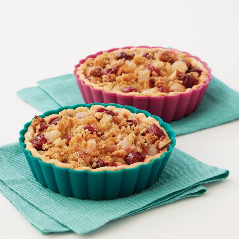 Wilton 6ct Silicone Mini Tart and Pie Molds