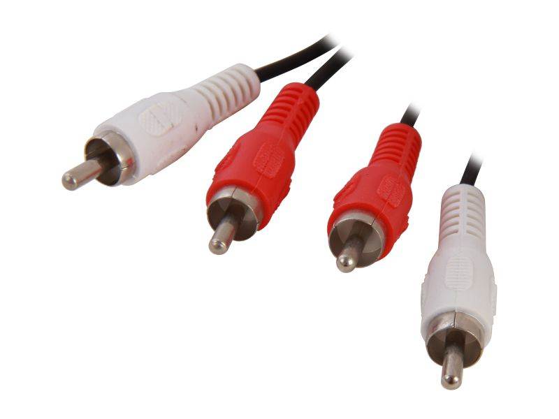 Link Depot RCA2-50-MM 50 ft. 2 RCA Plug/2 RCA Plug
