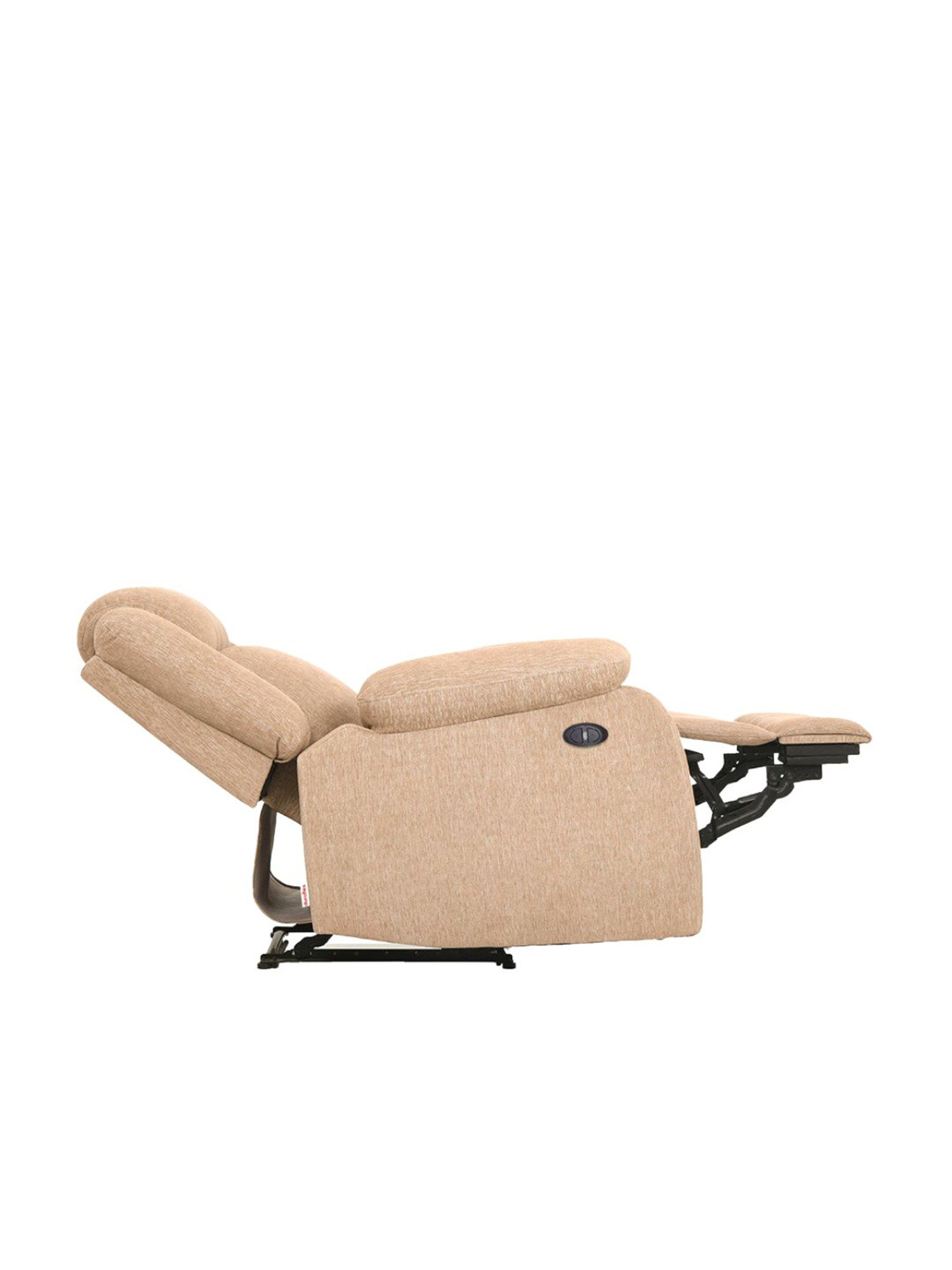 Duroflex Avalon Brown Wood E - Motorized Electric Powered Single Seater Recliner with USB Port