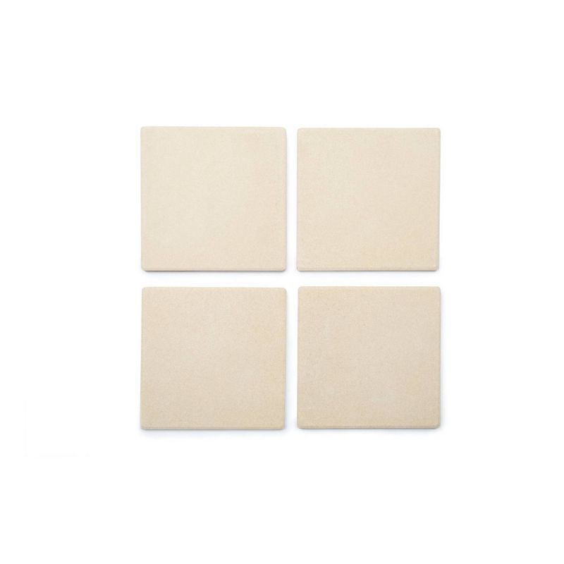 4pk 7.5" Pizza Grill Tile Beige - Outset