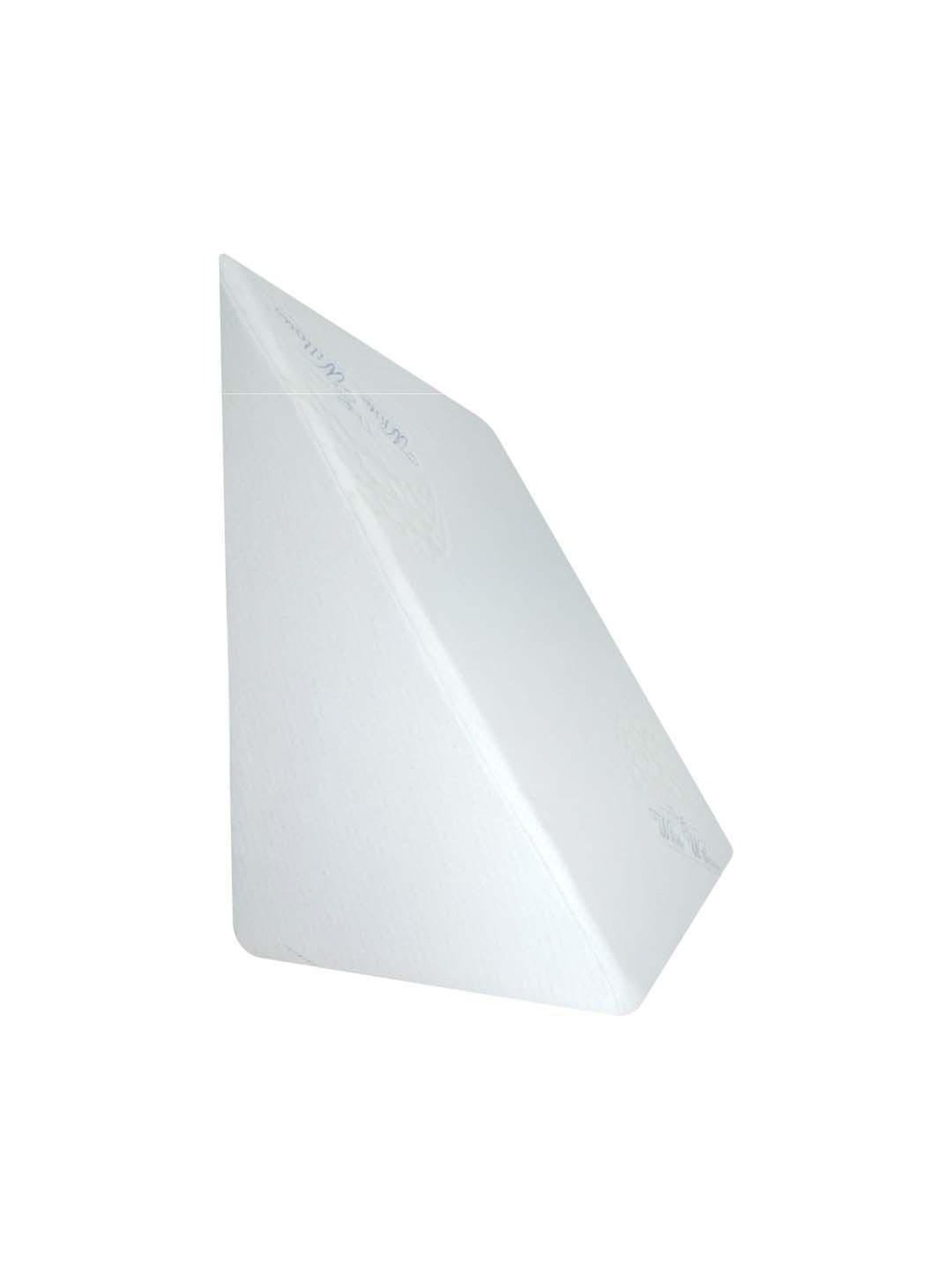 The White Willow Black Orthopaedic Mid Backrest Memory Foam Pillow - Set of 1