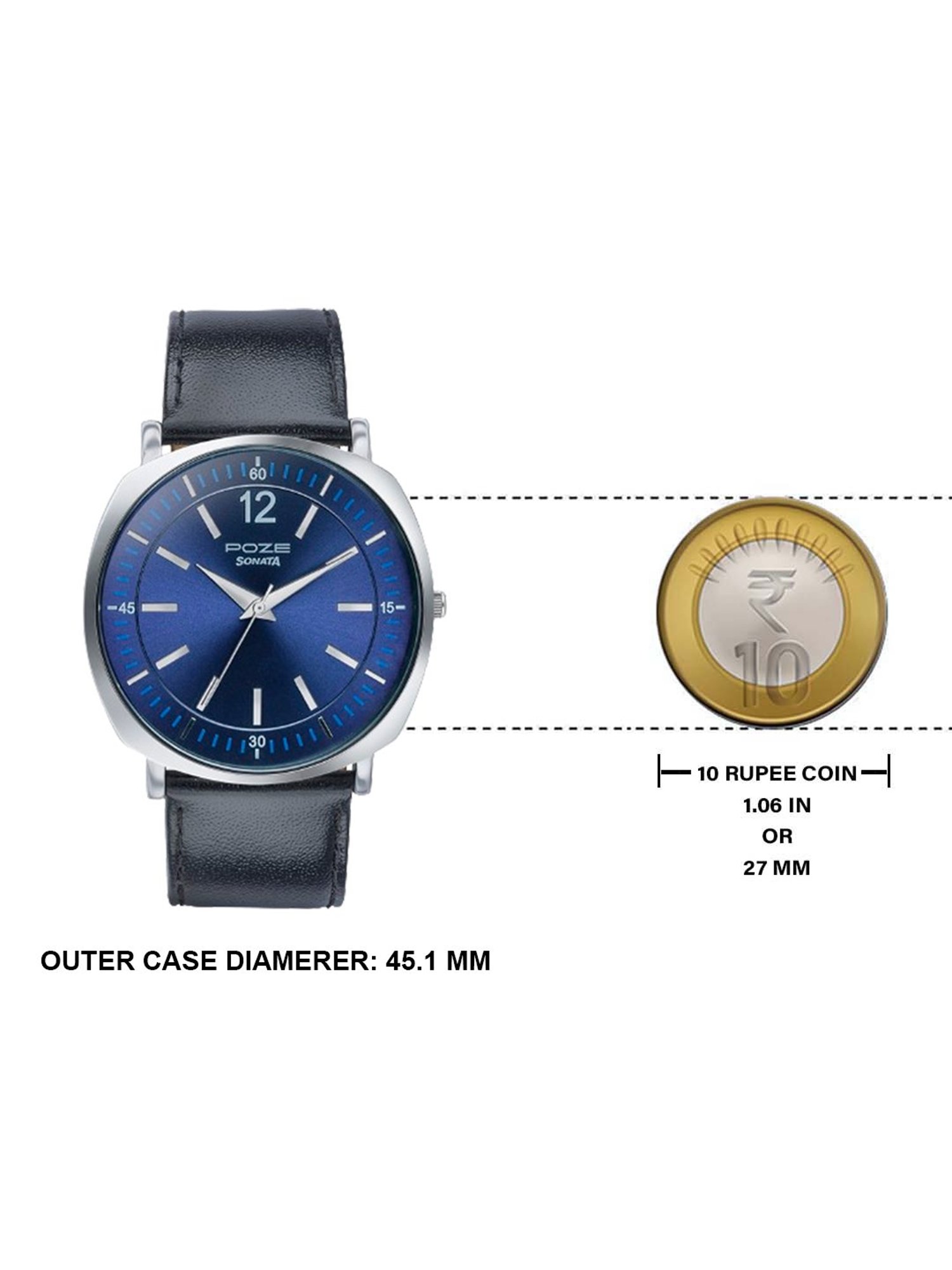 Sonata Poze SP70002SL03 Sonata Poze 3.0 Analog Watch For Men