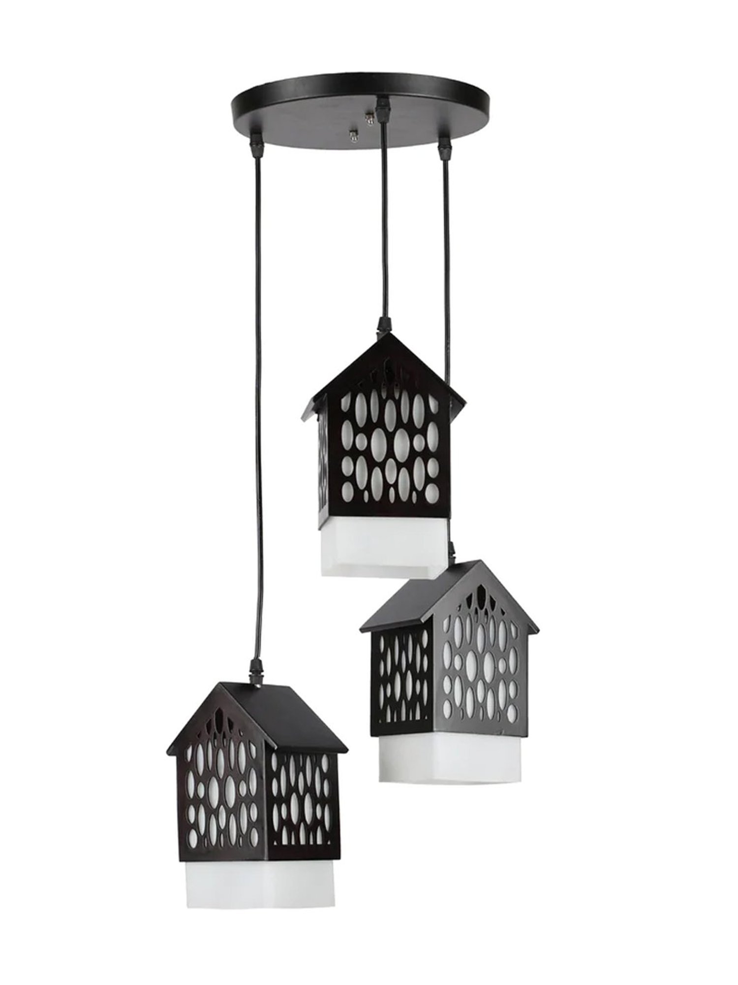 DecorativeRay Black Hanging Light - Set of 1