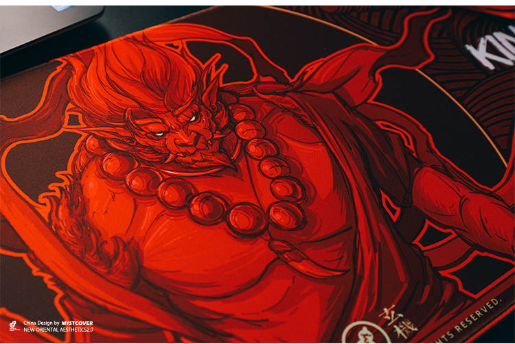 CORN 800X300mm Colorful Thick Mouse Pad, Chinese Style Fashion,Embossing Effect, Anti-skid Rubber Material