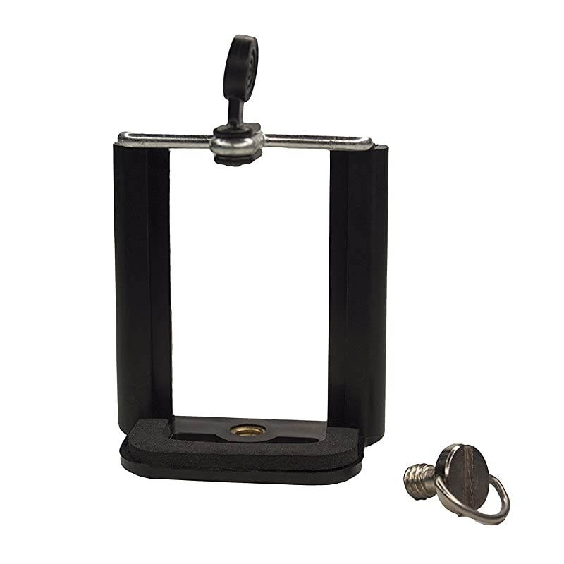 Phone Tripod Adapter - Compatible with ePhone Tripod Mount SE 6 6S Plus 5 5S 5C 4 4s Clip Holder Connector Stand Bracket Head Smartphone Attachment Galaxe S10 S9 S8 S7 S6 S5 S4 S3 S2