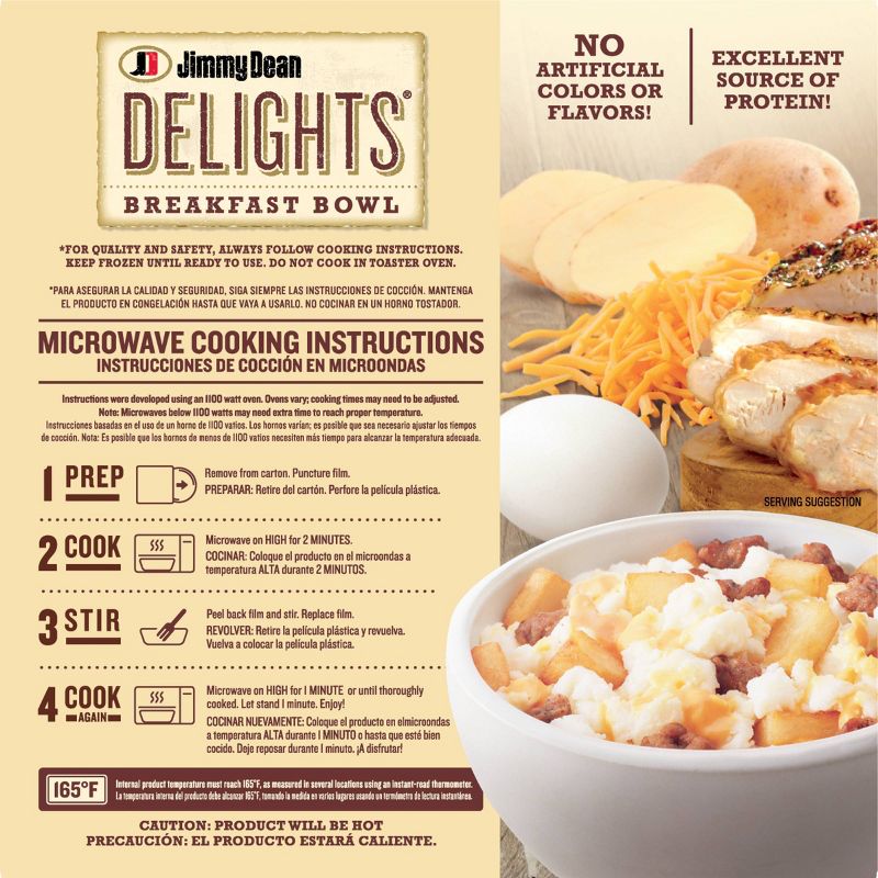 Jimmy Dean Delights Frozen Turkey Sausage Breakfast Bowl - 7oz