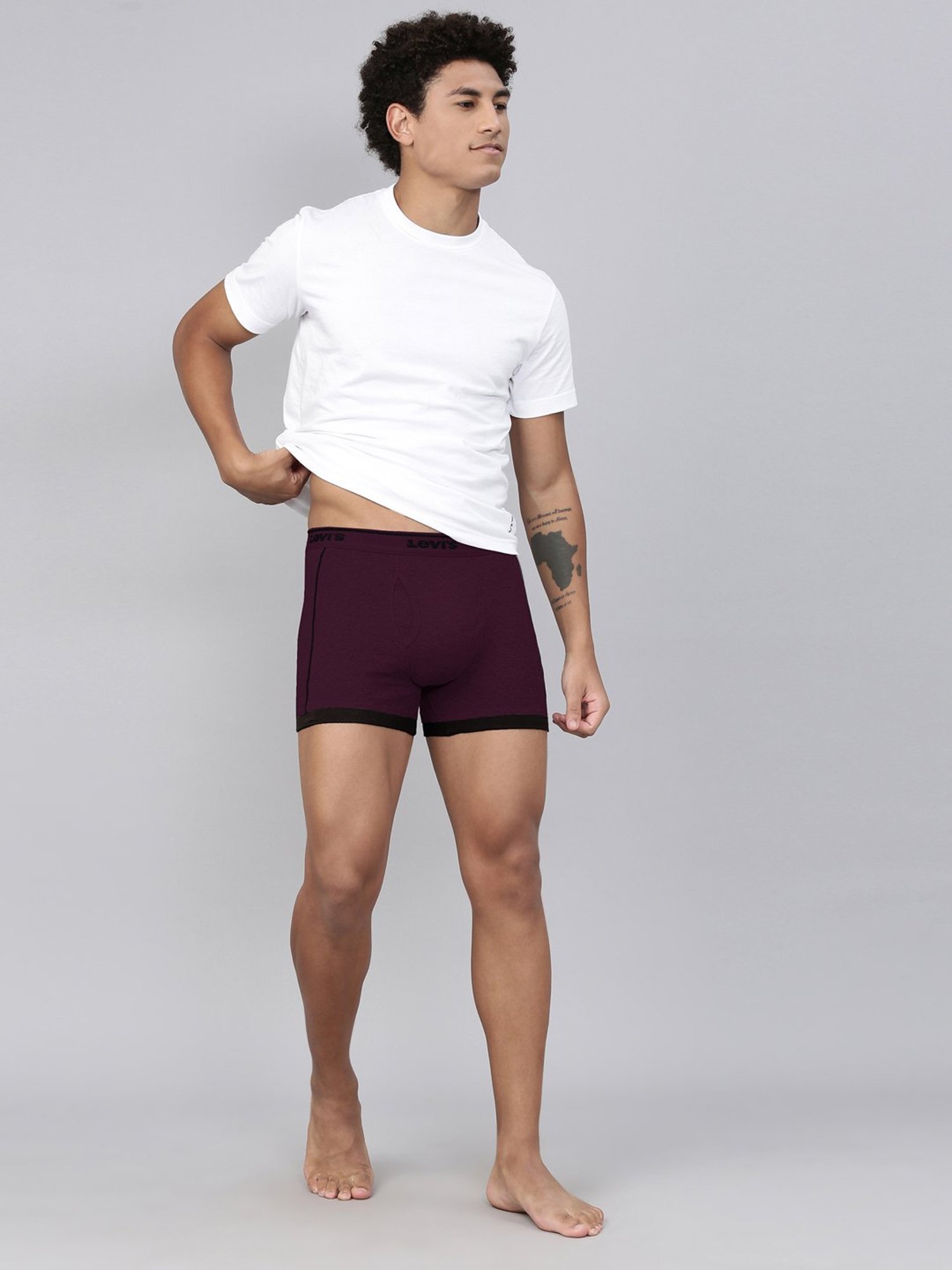 Levi's Multi Cotton Regular Fit Trunks - Pack Of 2