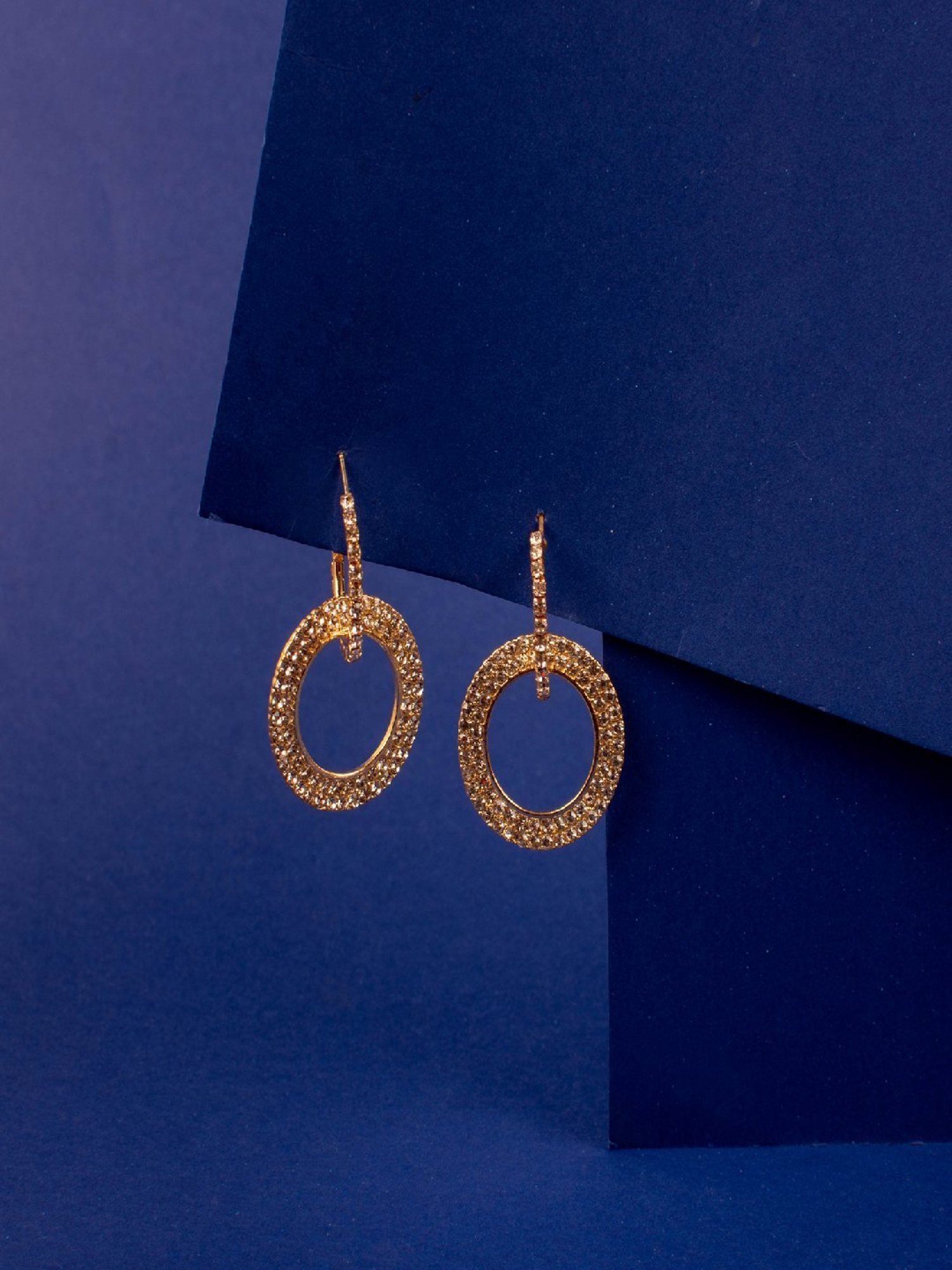 Jewelz Trendy Round Hanging Earrings for Girls & Women