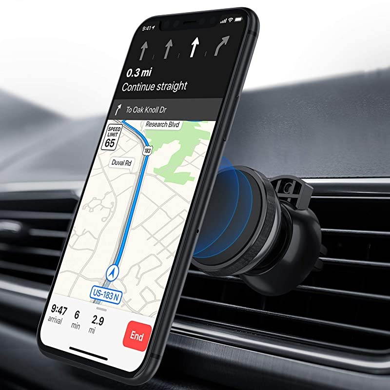 Car Phone Mount, Adjustable Phone Stand for Car,Compatible with iPhone 12/11 Pro Max XS Max XR X 8 7 6S Plus SE 2020 12 Mini,Samsung Galaxy