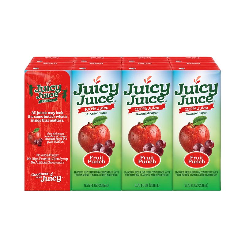 Juicy Juice Punch 100% Juice - 8pk/6.75 fl oz Boxes