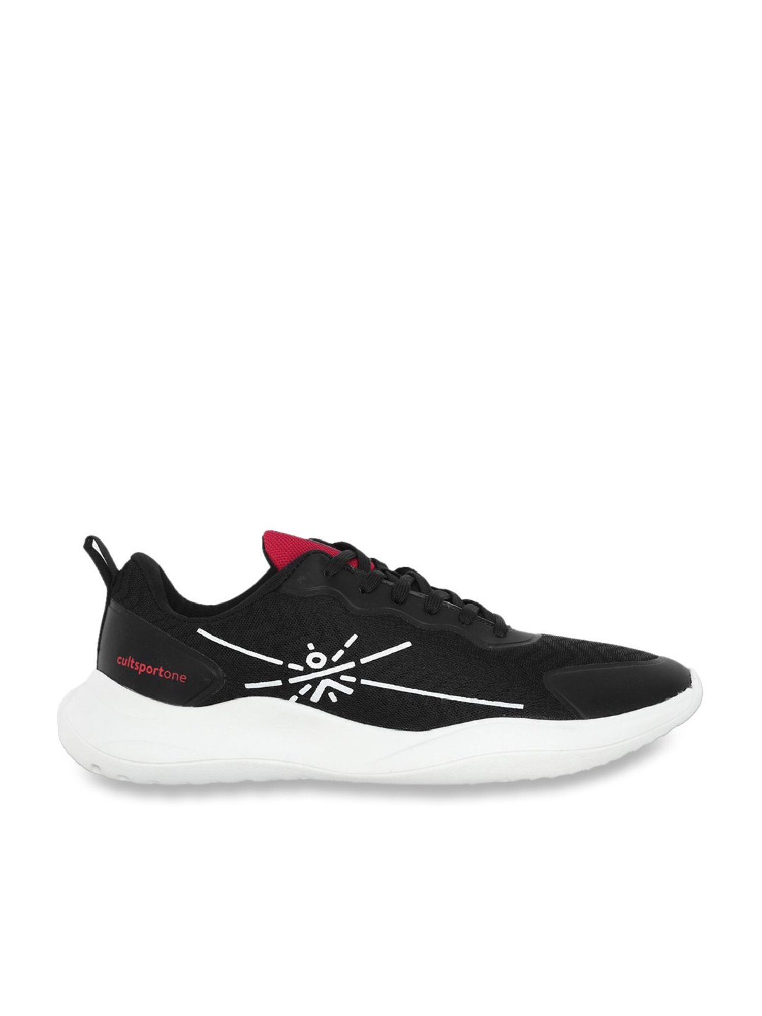 Cultsportone Men's Lope Black Running Shoes