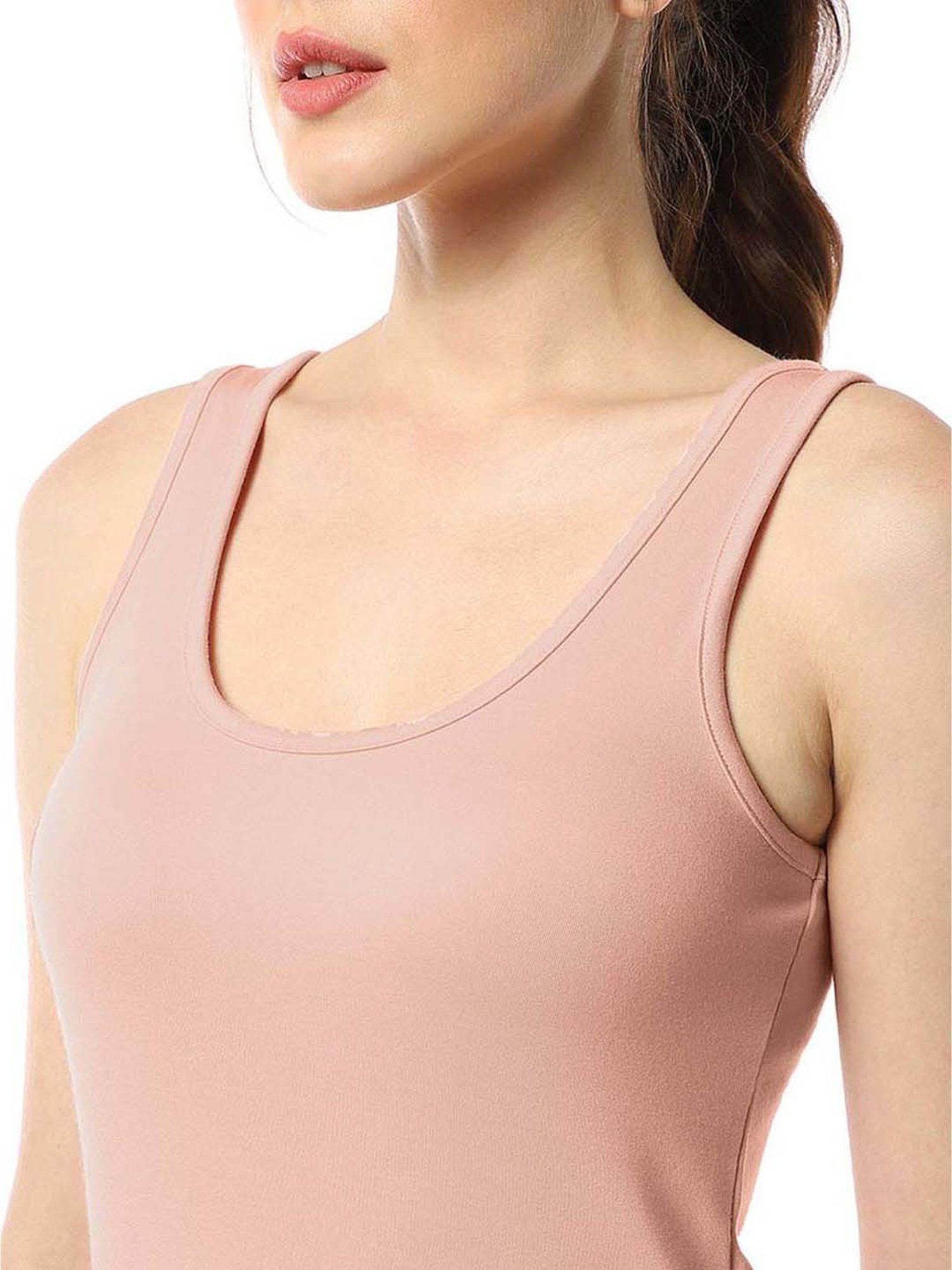 Amante Pink Plain Camisole