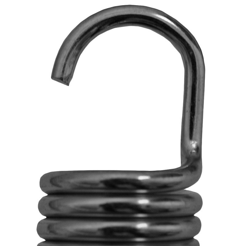 UpperBounce 5.5" Trampoline Springs Heavy-Duty Galvanized - Set of 15 (spring size measures from hook to hook)