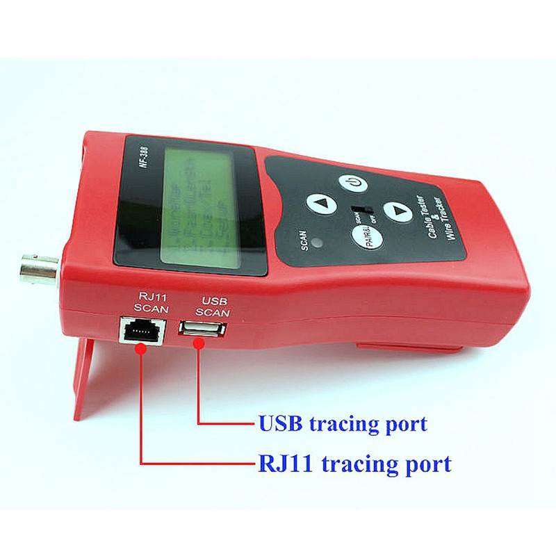 Noyafa NF-388 Telephone Wire Tracker LAN Network Cable Tester for USB BNC RJ45 RJ11 Line Finder Diagnose Tone Networking Tools