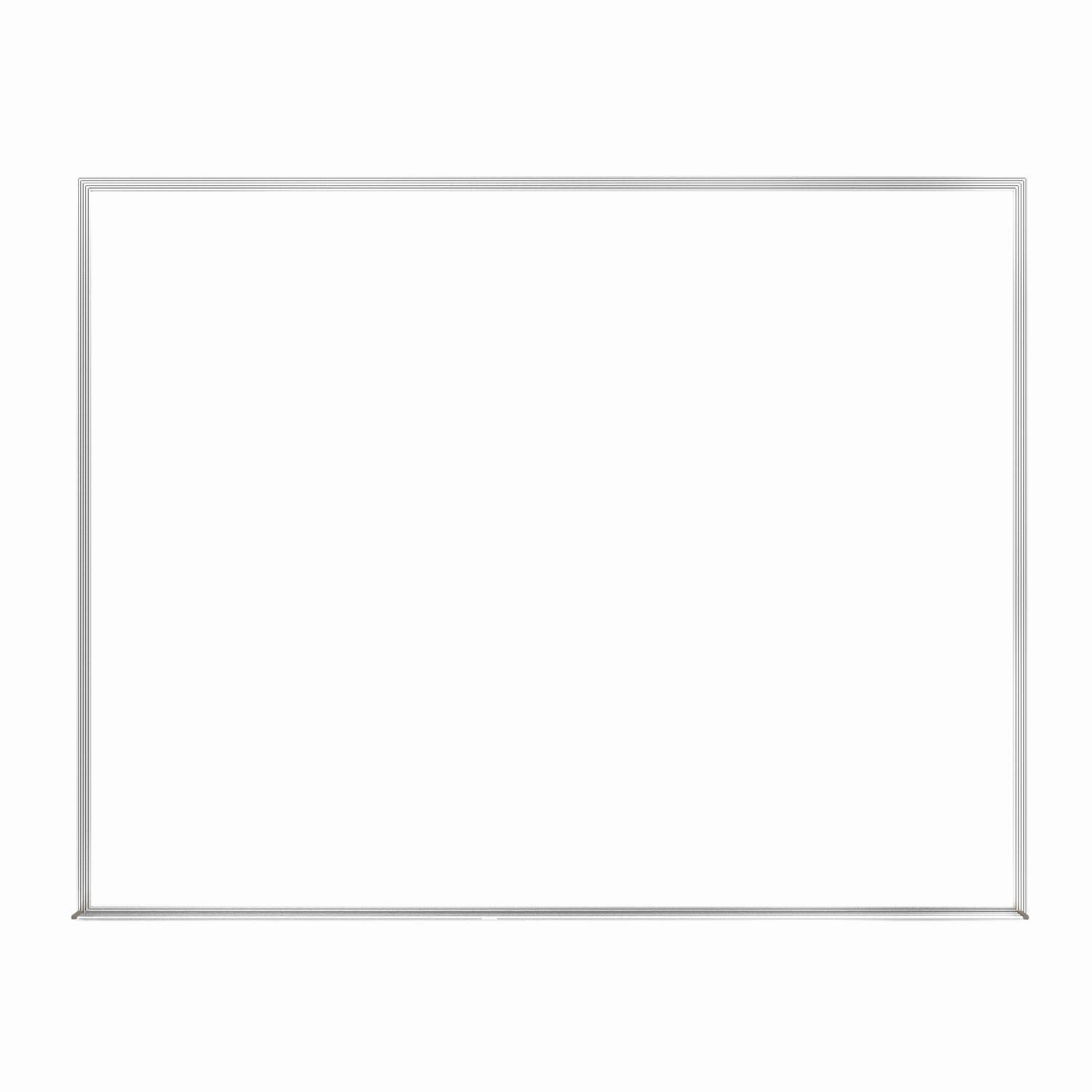 18.0" x 24.0" Aluminum Frame Non-Magnetic Whiteboard