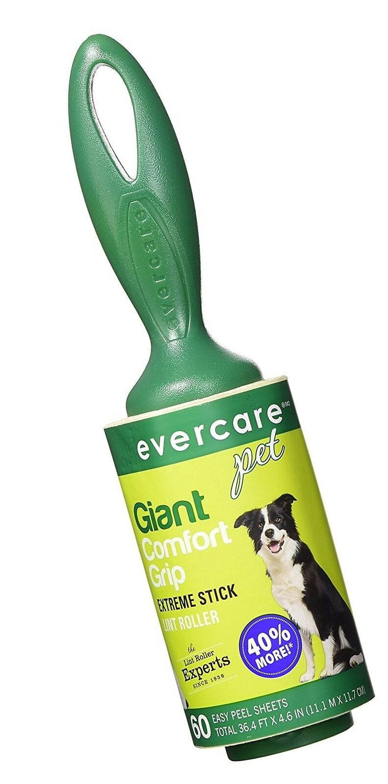 Evercare Pet Bundle  Giant Pet Roller REFILLS - 6 Pack, Dark Green