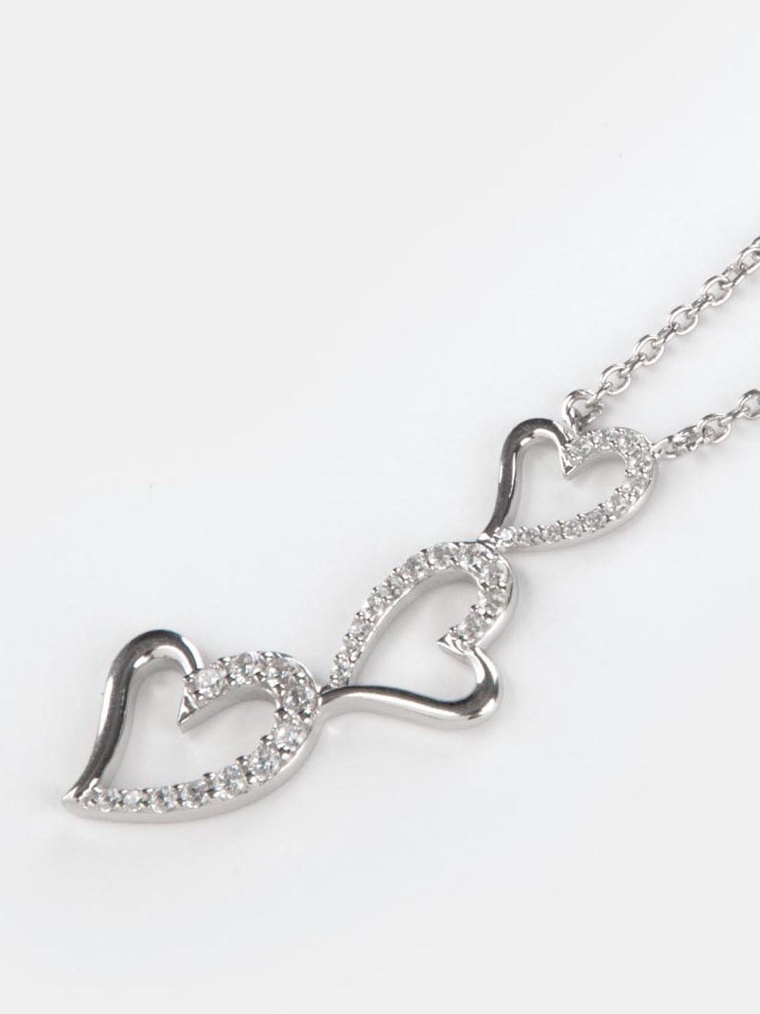 Shaya 92.5 Sterling Silver Jar of Hearts Necklace for Women