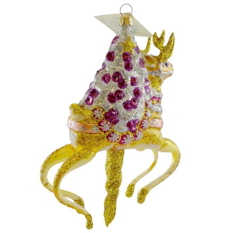 Larry Fraga Carousel Rudolph Ornament Christmas Reindeer  -  Tree Ornaments