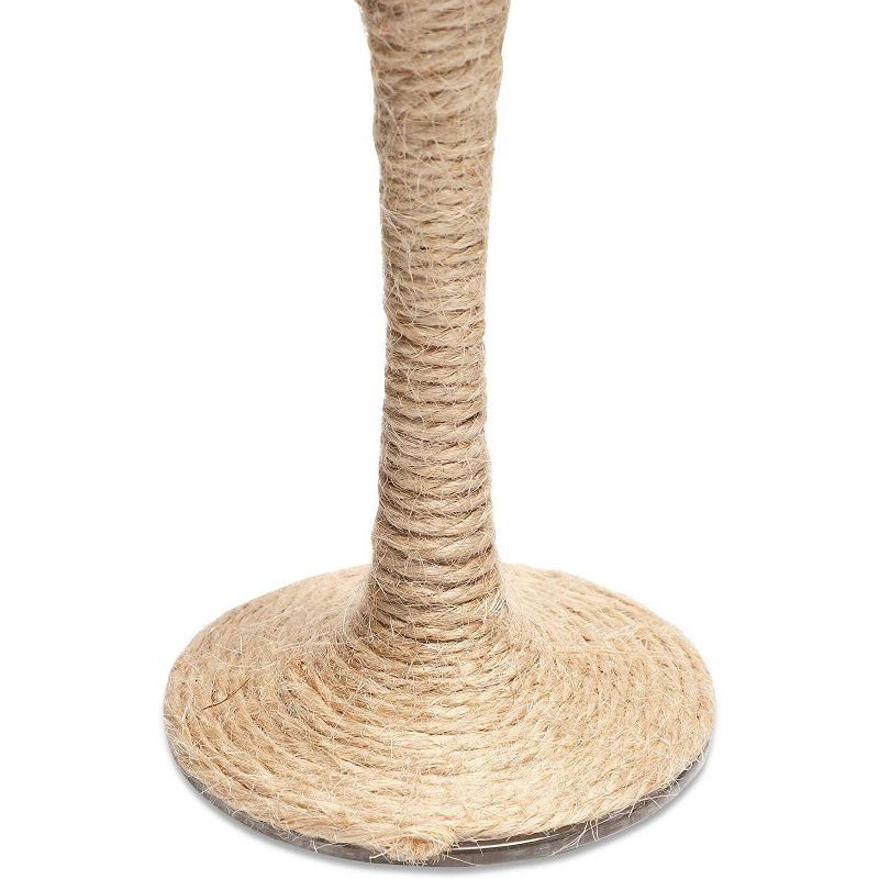 Sparkle and Bash Set of 2 Mr. & Mrs. Rustic Wedding Toasting Glasses, Bride and Groom Burlap Ribbon Champagne Flutes