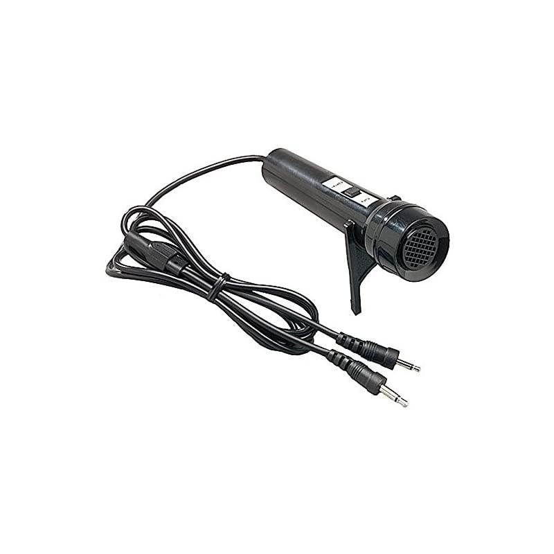 DY-5 Dual Jack Cardioid Dynamic Cassette Microphone, Ideal for Ue with HA-802 Classroom Cassette Player, Built-in On/off Switch for Convenient Operation
