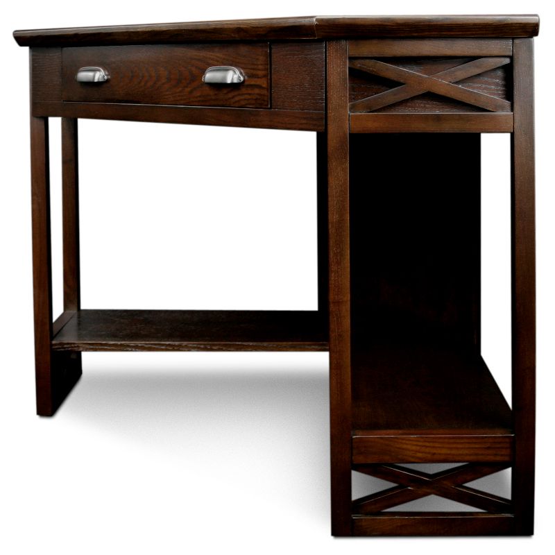 Corner Desk Chocolate Cherry - Leick Home