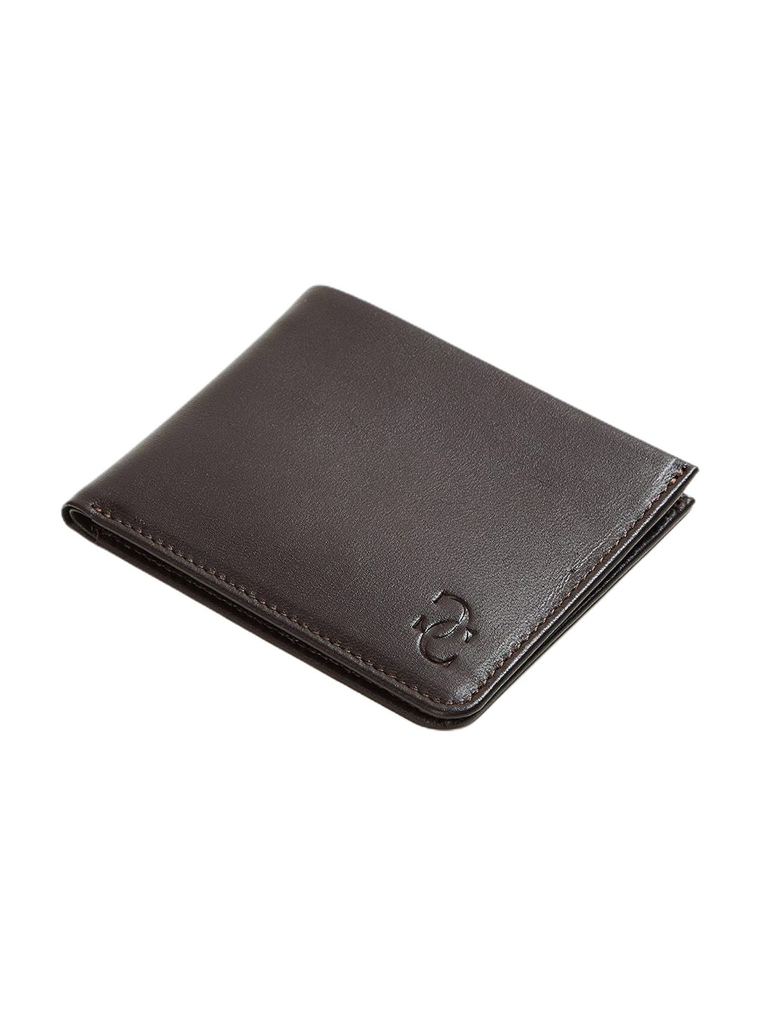 Code by Lifestyle Brown Leather Bi-Fold Wallet for Men