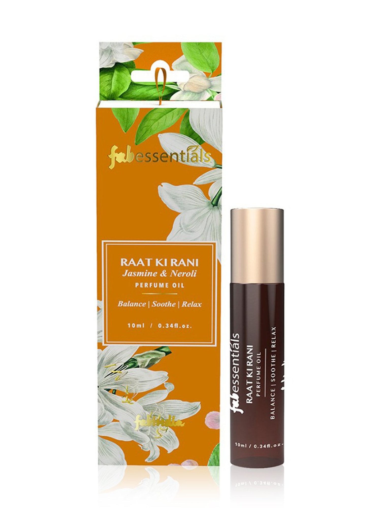 Fabessentials Raat Ki Rani Jasmine & Neroli Perfume Oil - 10 ml