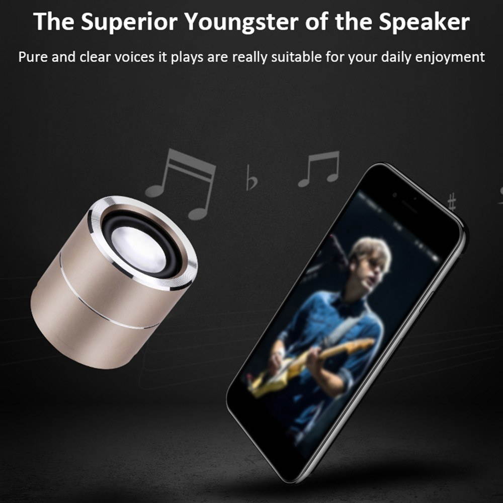 A8 BT Mini Speaker Audio Strong Bass Pure Voice Lightweighted Ultra-long Playback Loudspeaker