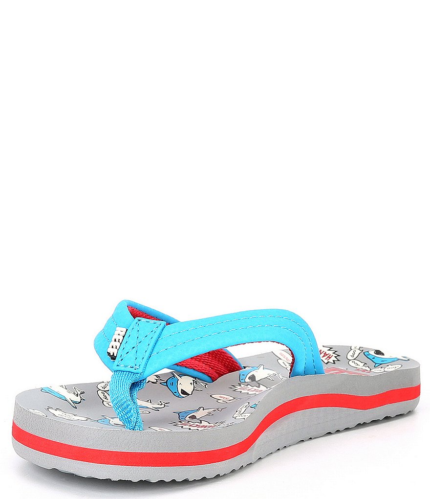 Reef Boys' Ahi Nom Nom Flip Flops (Youth)