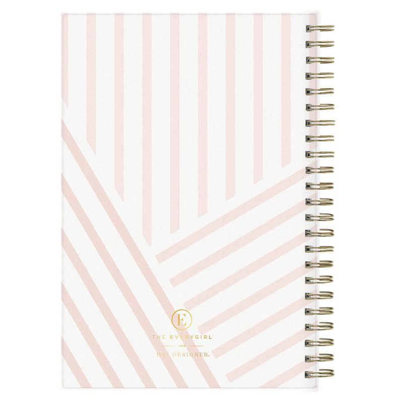2021 The Everygirl Planner 5" x 8" Frosted Plastic Weekly/Monthly Wirebound Hannah Rose - Blue Sky