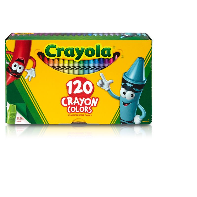 Crayola 120ct Crayon Set with Crayon Sharpener