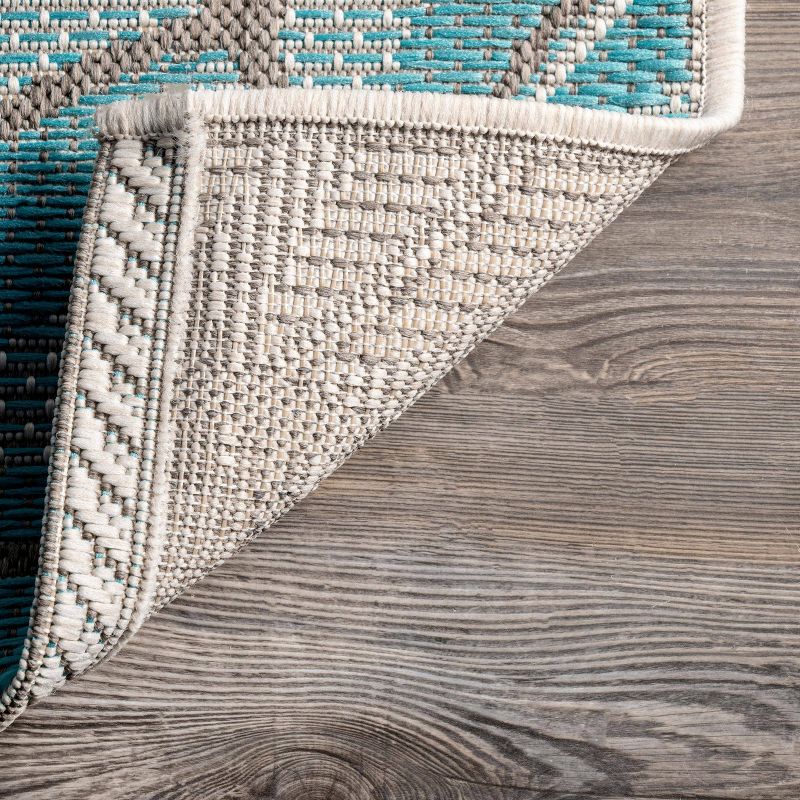 Clichy Rug 5'X5' - Navy/Beige - Safavieh