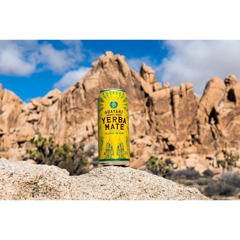 Guayaki Yerba Mate Enlighten Mint - 15.5 fl oz Can