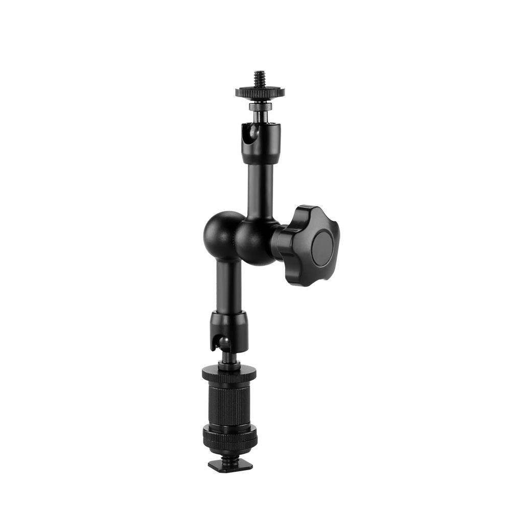 Eyoyo Magic Arm, Articulating Magic Friction Arm Adjustable w/Hot Shoe Mount 1/4" Tripod Screw for DSLR Camera/LCD Monitor/DV Monitor/LED Lights/Flash Light/Microphone/DJI Osmo
